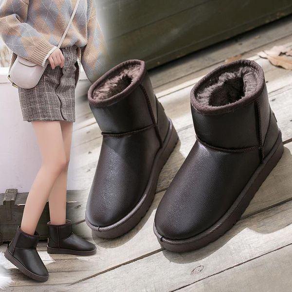 snow boots for women women's low shoes winter footwear booties ladies round toe boots-women mid-calf 2020 lolita leather, Black
snow boots for women women's low shoes winter footwear booties ladies round toe boots-women mid-calf 2020 lolita leather, Black
