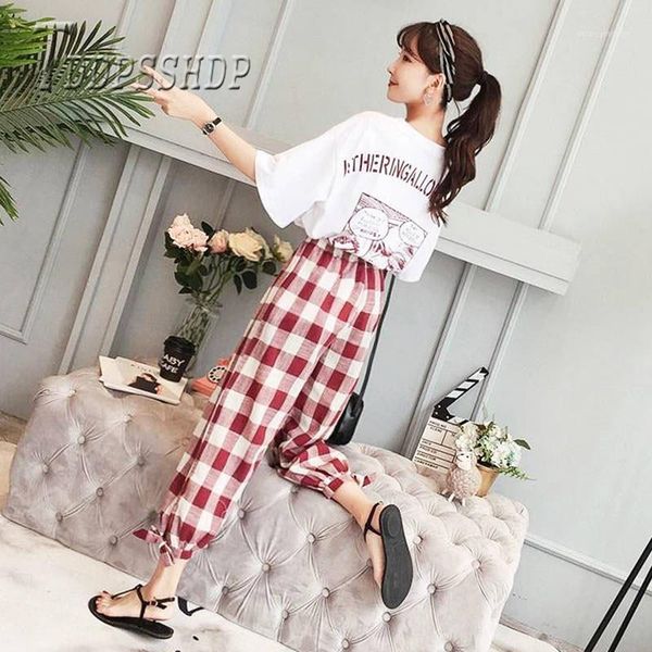 women's tracksuits 2021 korean kawaii sweet women sets casual t shirt and pants female sets1, Gray
women's tracksuits 2021 korean kawaii sweet women sets casual t shirt and pants female sets1, Gray