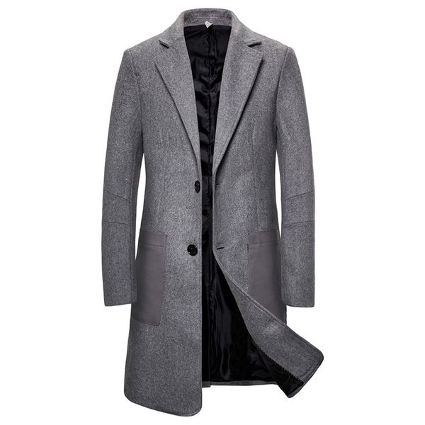 new arrivals men winter wool blends coat british style slim fit long woolen coat men brand windbreaker jacket overcoat, Black
new arrivals men winter wool blends coat british style slim fit long woolen coat men brand windbreaker jacket overcoat, Black
