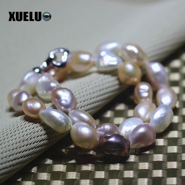 chokers xueluo fashion multi color baroque natural freshwater pearl necklace 12-15mm supper large unique, Golden;silver
chokers xueluo fashion multi color baroque natural freshwater pearl necklace 12-15mm supper large unique, Golden;silver