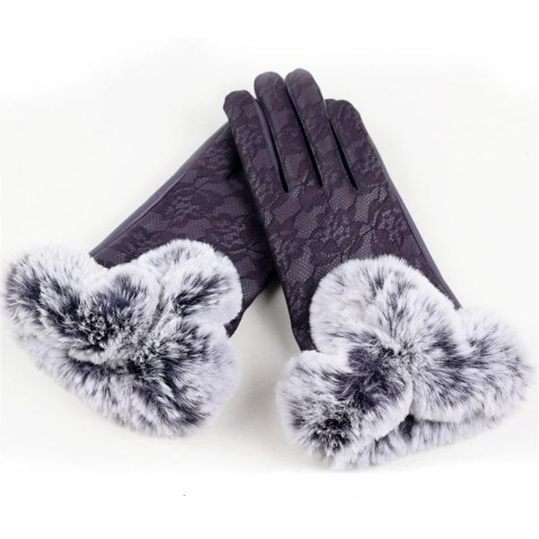 women casual winter wrist mittens solid color velvet lace gloves warm using phone for cycling running gloves, Blue;gray
women casual winter wrist mittens solid color velvet lace gloves warm using phone for cycling running gloves, Blue;gray