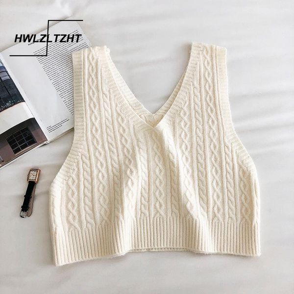 women's vests hwlzltzht women solid short loose trendy korean style sleeveless knitted v-neck all-match female coats simple leisure out, Black;white
women's vests hwlzltzht women solid short loose trendy korean style sleeveless knitted v-neck all-match female coats simple leisure out, Black;white