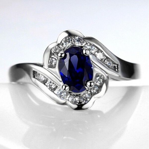 cluster rings women's s925 silver dark blue zircon ring engagement wedding gift jewelry wholesale, Golden;silver
cluster rings women's s925 silver dark blue zircon ring engagement wedding gift jewelry wholesale, Golden;silver