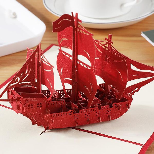 3d hollow out stereo sailboat greeting cards creative business card christmas holiday thank cards
3d hollow out stereo sailboat greeting cards creative business card christmas holiday thank cards