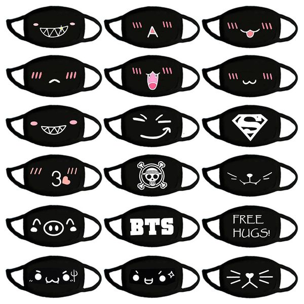 mouth black 100 pcs fashion cotton face earloops breathable cute cartoon cloth masks anti dust mas
mouth black 100 pcs fashion cotton face earloops breathable cute cartoon cloth masks anti dust mas