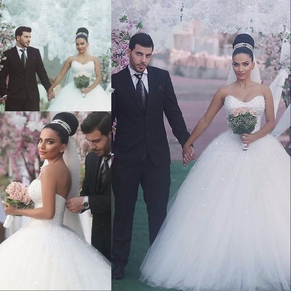 princess ball gown wedding dresses pearls turkey princess sweetheart wedding gowns mother of the bride dress p138, White
princess ball gown wedding dresses pearls turkey princess sweetheart wedding gowns mother of the bride dress p138, White
