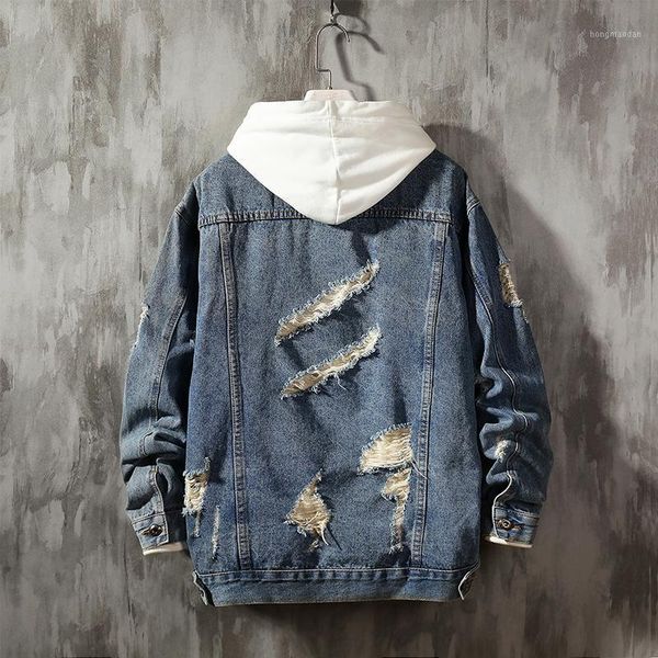 2020 fashion men clothes denim jacket casual vintage hole denim jacket coats men streetwear1, Black;brown
2020 fashion men clothes denim jacket casual vintage hole denim jacket coats men streetwear1, Black;brown