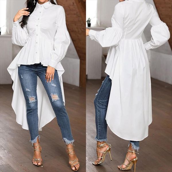 stylish asymmetrical womens spring blouse zanzea 2020 casual button down blusas female lapel puff sleeve shirts oversized, White
stylish asymmetrical womens spring blouse zanzea 2020 casual button down blusas female lapel puff sleeve shirts oversized, White