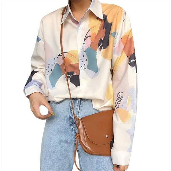 efinny fashion autumn women loose blouse retro button long sleeve turn down collar blouses ladies casual printed shirts, White
efinny fashion autumn women loose blouse retro button long sleeve turn down collar blouses ladies casual printed shirts, White