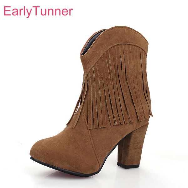 boots brand sales winter yellow red women wide calf ankle lady tassel shoes high heels eh73 plus big size 10 32 43 47, Black
boots brand sales winter yellow red women wide calf ankle lady tassel shoes high heels eh73 plus big size 10 32 43 47, Black