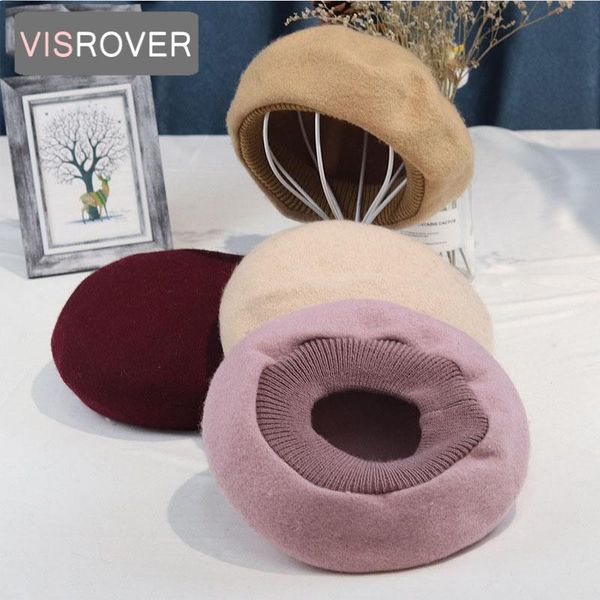 visrover winter wool beret solid color female wool cap winter autumn spring hat solid color women boina wholesales, Blue;gray
visrover winter wool beret solid color female wool cap winter autumn spring hat solid color women boina wholesales, Blue;gray