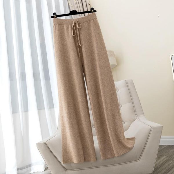 autumn winter thick warm women wide leg pants drawsring full length moping shaking pant high waist casual knit trousers, Black;white
autumn winter thick warm women wide leg pants drawsring full length moping shaking pant high waist casual knit trousers, Black;white