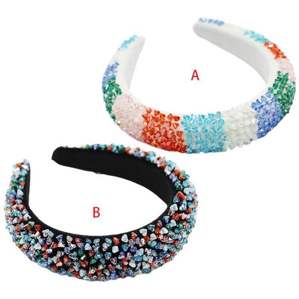 hair accessories baroque vintage sponge padded bandana ladies mutlicolored crystal shiny jewelry headband ball party banquet headdress
hair accessories baroque vintage sponge padded bandana ladies mutlicolored crystal shiny jewelry headband ball party banquet headdress