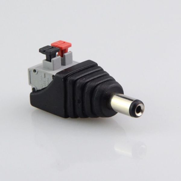 dc power male connector plug tool-installation. screwless design adapter plug for led strip light and g4 bulb
dc power male connector plug tool-installation. screwless design adapter plug for led strip light and g4 bulb