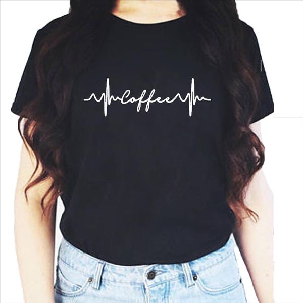 heartbeat coffee graphic tee women short sleeve o neck cotton t shirt women black white loose tee shirt femme dropshipping
heartbeat coffee graphic tee women short sleeve o neck cotton t shirt women black white loose tee shirt femme dropshipping