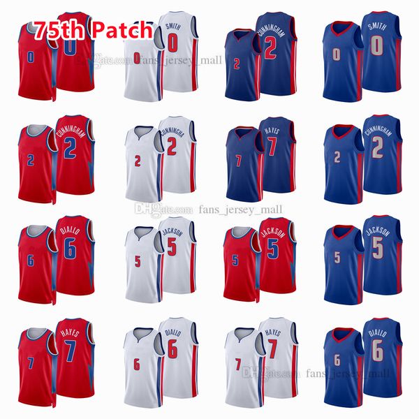 printed 75th patch city basketball jerseys cade 2 cunningham frank 5 jackson hamidou 6 diallo killian 7 hayes bol 0 bol jersey color black b, Black;red
printed 75th patch city basketball jerseys cade 2 cunningham frank 5 jackson hamidou 6 diallo killian 7 hayes bol 0 bol jersey color black b, Black;red