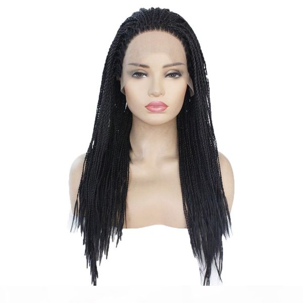 natural black cornrow braids synthetic lace front wig heat resistant fiber hair half hand tied wigs for women
natural black cornrow braids synthetic lace front wig heat resistant fiber hair half hand tied wigs for women
