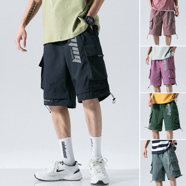 2020 summer new men's korean casual capris loose wide leg tooling harun shorts, White;black
2020 summer new men's korean casual capris loose wide leg tooling harun shorts, White;black