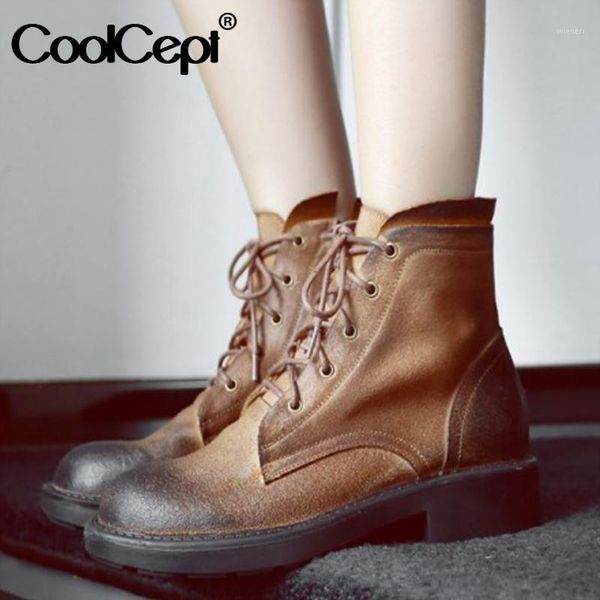 coolcept size 33-43 women ankle boots real leather winter autumn shoes woman fashion cool short boots woman footwear1, Black
coolcept size 33-43 women ankle boots real leather winter autumn shoes woman fashion cool short boots woman footwear1, Black