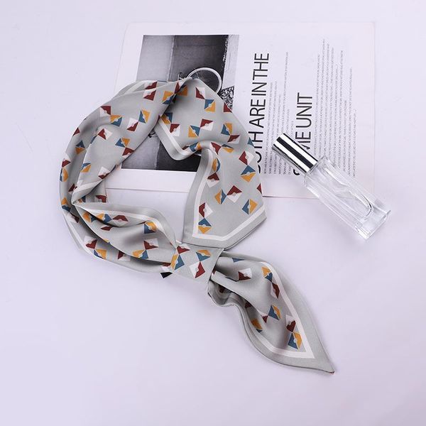 geometric print scarf female wild interspersed with streamers, fashion bags decorative women silk scarve bufanda mujer, Blue;gray
geometric print scarf female wild interspersed with streamers, fashion bags decorative women silk scarve bufanda mujer, Blue;gray