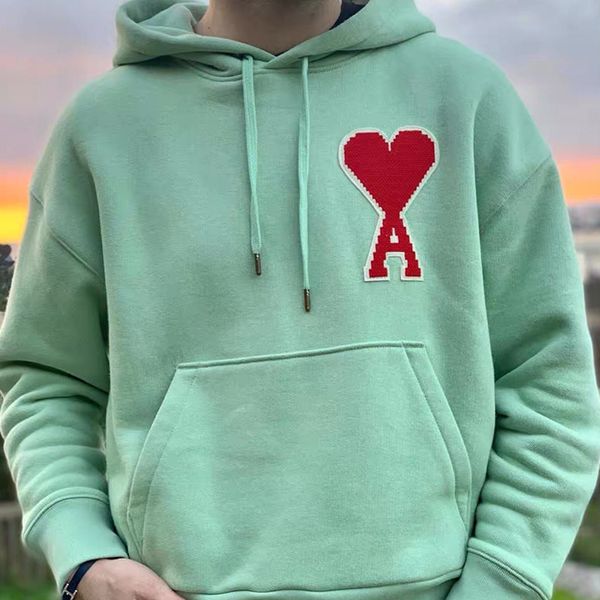 a heart ami men sweater women hoodies pullovers heart mattiussi solid color winter autumn harajuku loose long sleeves hooded sweashirt, Black
a heart ami men sweater women hoodies pullovers heart mattiussi solid color winter autumn harajuku loose long sleeves hooded sweashirt, Black