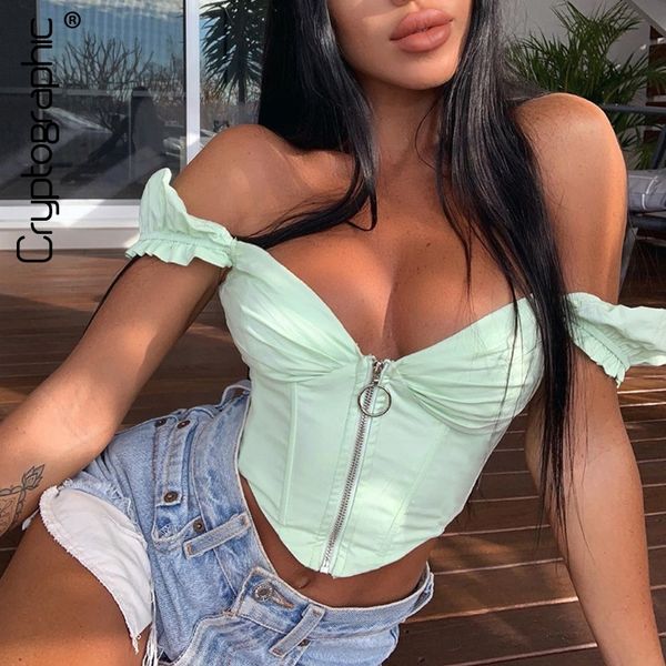 cryptographic vintage v-neck zipper women blouses shirts green summer backless short sleeve shirts streetwear y200622, White
cryptographic vintage v-neck zipper women blouses shirts green summer backless short sleeve shirts streetwear y200622, White