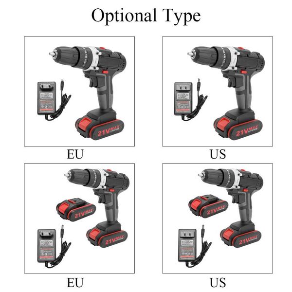 electric impact cordless drill high-power lithium battery wireless rechargeable hand drills cordless electric screwdriver
electric impact cordless drill high-power lithium battery wireless rechargeable hand drills cordless electric screwdriver
