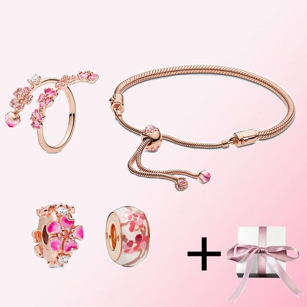 new popular 100% 925 sterling silver rose peach blossom series clip charm diy bracelet flower ring original jewelry for women, Black
new popular 100% 925 sterling silver rose peach blossom series clip charm diy bracelet flower ring original jewelry for women, Black