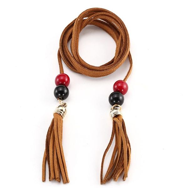 belt for women girls hand-knit long braid tassel party belts fringe beads string waistband small fresh belt dress decorative, Black;brown
belt for women girls hand-knit long braid tassel party belts fringe beads string waistband small fresh belt dress decorative, Black;brown