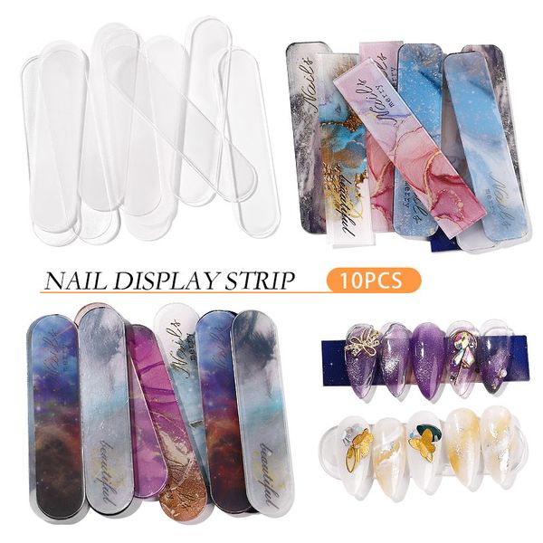 10pcs false nails tips display showing shelf reusable nail art stand holder board card practice for gel polish salon tools 
10pcs false nails tips display showing shelf reusable nail art stand holder board card practice for gel polish salon tools