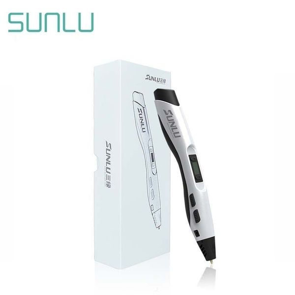 sunlu sl-300a 3d pen intelligent drawing printing pen support abs/pla/pcl printing 3d toy gift 3d pens with led screen y200428
sunlu sl-300a 3d pen intelligent drawing printing pen support abs/pla/pcl printing 3d toy gift 3d pens with led screen y200428