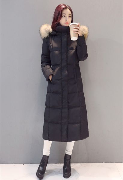 2021 new quality women tall white duck down winter jacket warm female skin collar parka thin jackets shelter mujer wxf200 b4jk, Black
2021 new quality women tall white duck down winter jacket warm female skin collar parka thin jackets shelter mujer wxf200 b4jk, Black