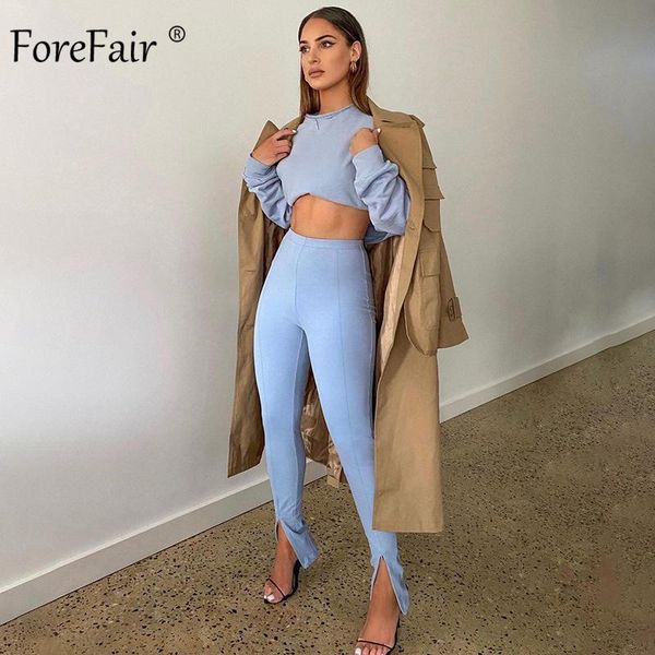 forefair cropped sweatshirt and trousers casual wear two pieces sport drawstring tunic crop split pants tracksuit women, Gray
forefair cropped sweatshirt and trousers casual wear two pieces sport drawstring tunic crop split pants tracksuit women, Gray