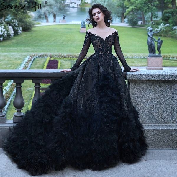luxury ball gowns wedding dresses black long sleeves feathers bridal gowns dubai arabic custom made wedding dress robes de mariée, White
luxury ball gowns wedding dresses black long sleeves feathers bridal gowns dubai arabic custom made wedding dress robes de mariée, White