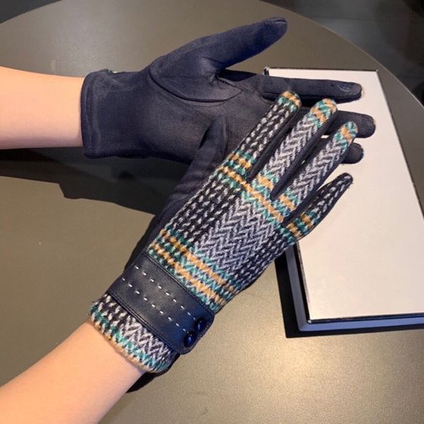 female new fashion mix leather wool gloves for autumn and winter 2020 christmas present py1i, Blue;gray
female new fashion mix leather wool gloves for autumn and winter 2020 christmas present py1i, Blue;gray