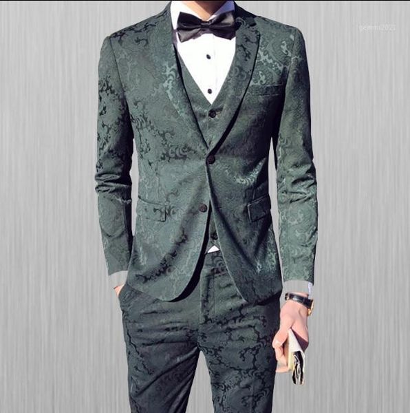 ( jacket + vest + pants ) 2020 new men's fashion boutique wedding dress suit three-piece male formal business casual suits1, White;black
( jacket + vest + pants ) 2020 new men's fashion boutique wedding dress suit three-piece male formal business casual suits1, White;black