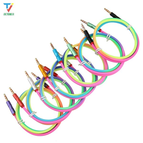 audio cable 3.5mm jack male to male speaker line 1m rainbow bamboo copper shell aux cable for htc car headphone aux cord
audio cable 3.5mm jack male to male speaker line 1m rainbow bamboo copper shell aux cable for htc car headphone aux cord