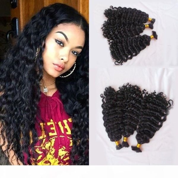 mongolian human hair bulk no weft deep curly 3 bundles hair bulk for braiding can be dyed fdshine, Black
mongolian human hair bulk no weft deep curly 3 bundles hair bulk for braiding can be dyed fdshine, Black