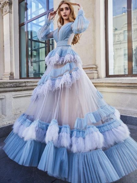 prom dresses 2020 a line long sleeve for women robe de mariee ruffle formal evening gown floor train1, White;black
prom dresses 2020 a line long sleeve for women robe de mariee ruffle formal evening gown floor train1, White;black