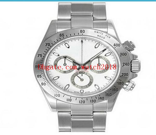 original box luxury watches 40mm stainless steel 116520 series black dial fashion men's watches wristwatch, Slivery;brown
original box luxury watches 40mm stainless steel 116520 series black dial fashion men's watches wristwatch, Slivery;brown
