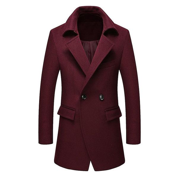 new autumn and winter men's jacket coat business wool jacket overcoat windbreaker slim woollen overcoat, Black;brown
new autumn and winter men's jacket coat business wool jacket overcoat windbreaker slim woollen overcoat, Black;brown