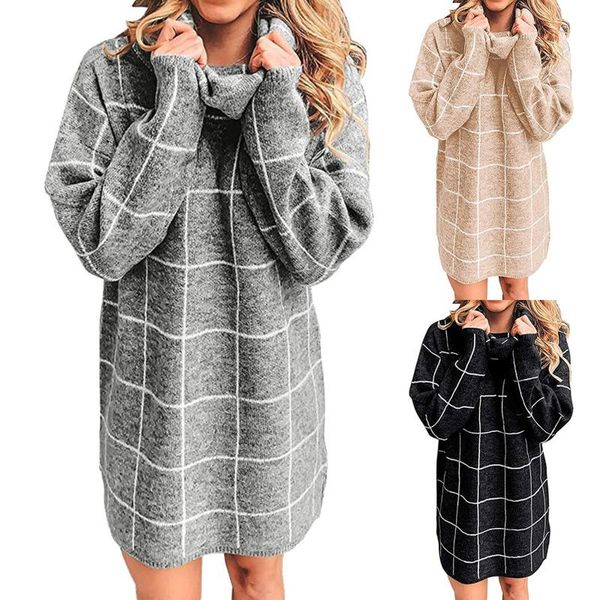 women's sweaters ladies turtleneck sweater casual knit two lapel checkerboard long sleeve winter warm pullovers loose jumper, White;black
women's sweaters ladies turtleneck sweater casual knit two lapel checkerboard long sleeve winter warm pullovers loose jumper, White;black