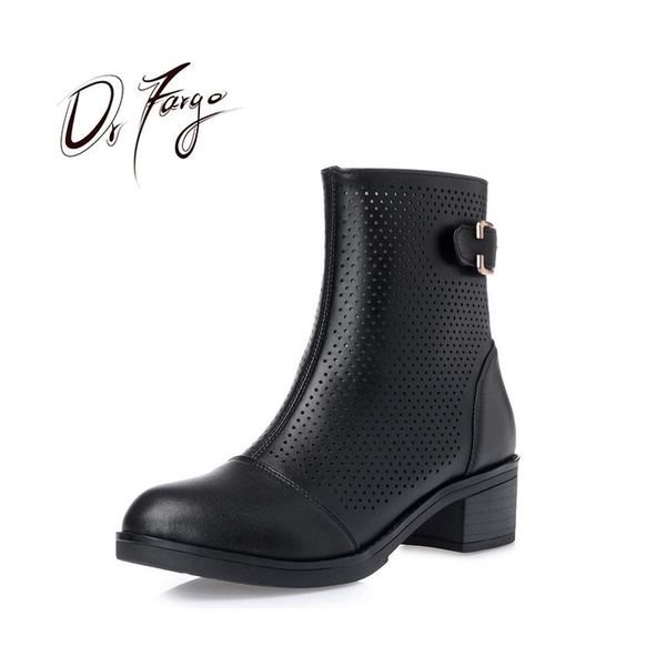 drfargo summer genuine leather shoes women ankle boots hollow out breathable square heels shoes autumen buckle strap size 35-42, Black
drfargo summer genuine leather shoes women ankle boots hollow out breathable square heels shoes autumen buckle strap size 35-42, Black