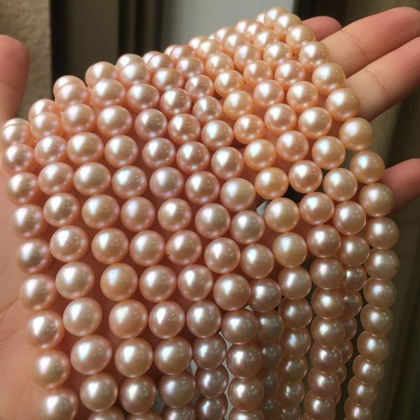 chains freshwater pearl necklace round shape with size 9-10mm perfect luster for jewelry diy loose strands, Silver
chains freshwater pearl necklace round shape with size 9-10mm perfect luster for jewelry diy loose strands, Silver