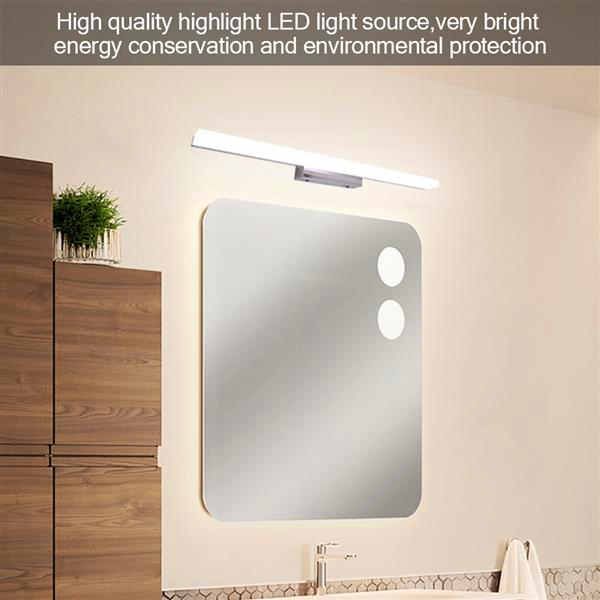 16w 120cm new and intelligent lamp bathroom light bar silver white light high brightness lights grade material lighting
16w 120cm new and intelligent lamp bathroom light bar silver white light high brightness lights grade material lighting