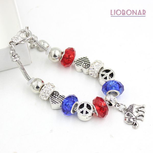 peace bracelet jewelry shipping sign diy flag bead elephant charm bracelets for patriotic day gift pulsera bijoux
peace bracelet jewelry shipping sign diy flag bead elephant charm bracelets for patriotic day gift pulsera bijoux