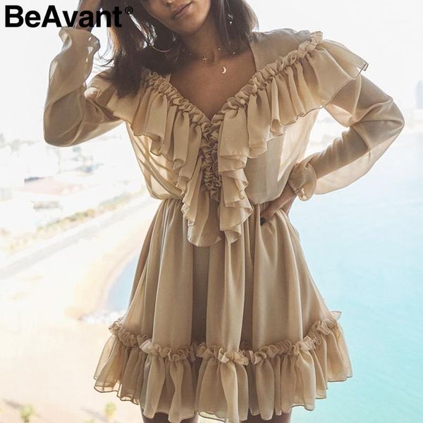 beavant elegant ruffle short party dress women v neck mesh summer dress vintage long sleeve pleated ladies dresses1, Black;gray
beavant elegant ruffle short party dress women v neck mesh summer dress vintage long sleeve pleated ladies dresses1, Black;gray