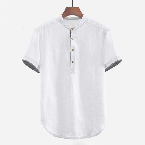 summer linen shirt men male short sleeve black white yellow shirts collared button shirts drop shipping, White;black
summer linen shirt men male short sleeve black white yellow shirts collared button shirts drop shipping, White;black