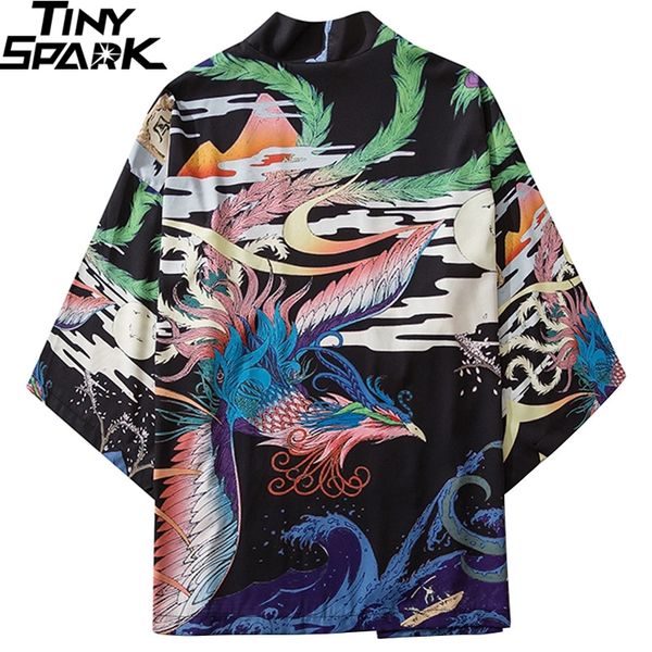 japanese kimono jacket rainbow phoenix harajuku hip hop men japan streetwear jacket summer thin clothing loose kimono 201124, Black;brown
japanese kimono jacket rainbow phoenix harajuku hip hop men japan streetwear jacket summer thin clothing loose kimono 201124, Black;brown