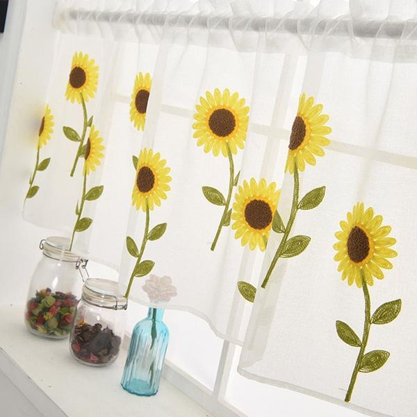 kitchen rod curtain embroidered sun flower daisy home/living room decor finished polyester curtains window half short curtain1
kitchen rod curtain embroidered sun flower daisy home/living room decor finished polyester curtains window half short curtain1
